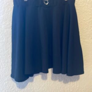 SHEIN Elegant Black A-Line Skirt